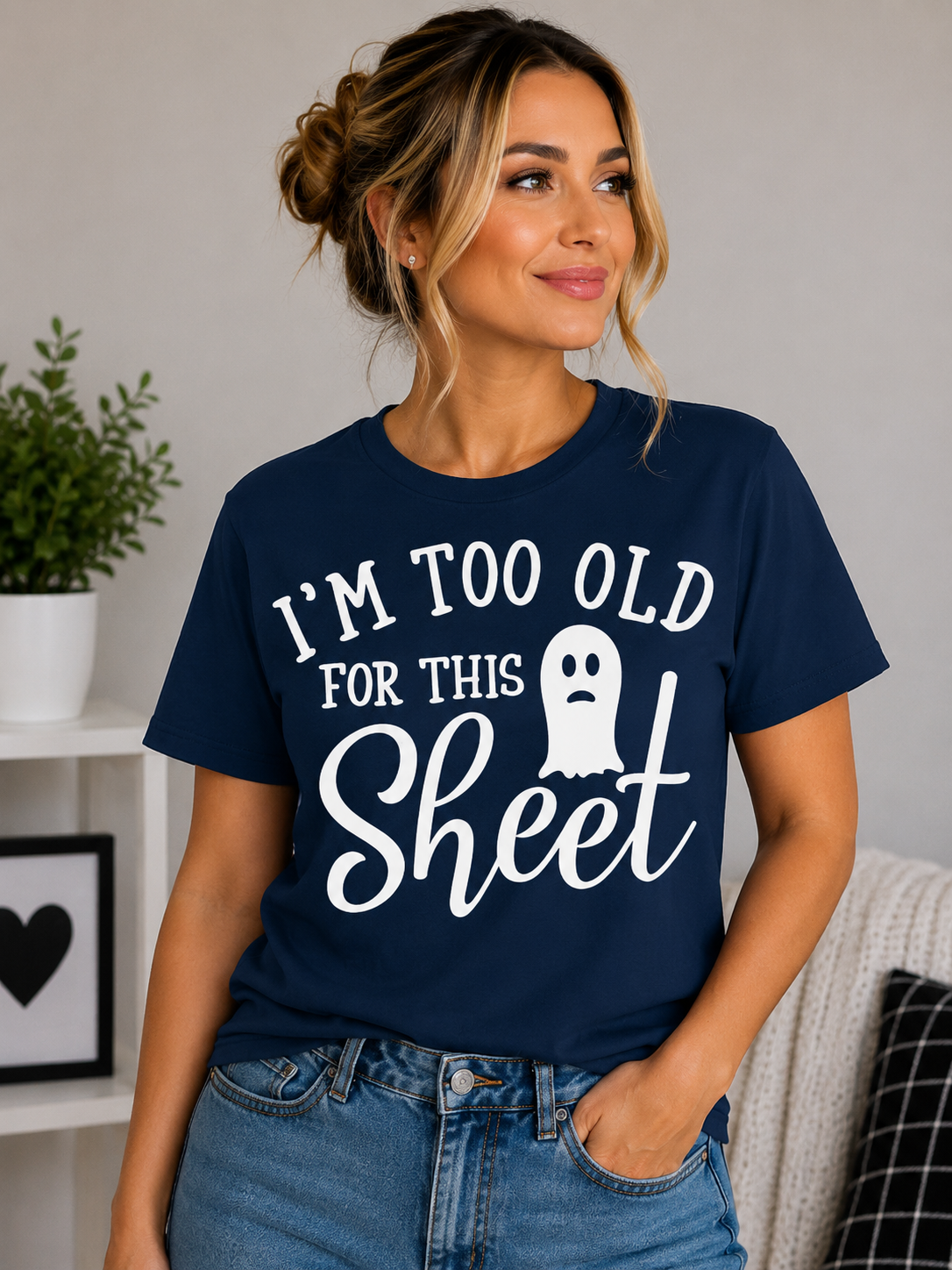 I'm too old for this Boo Sheet HALL134