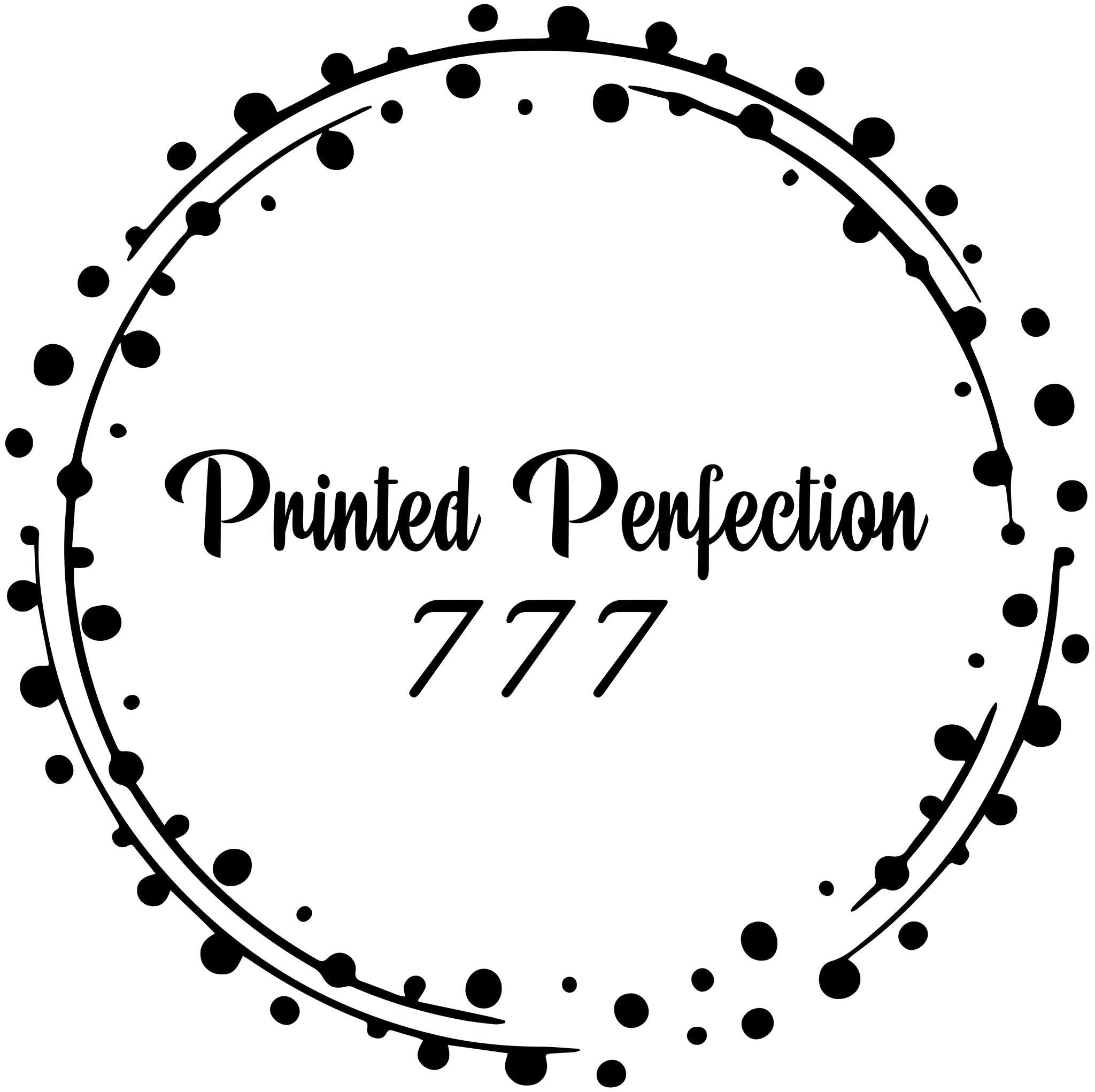 Printed Perfection 777 