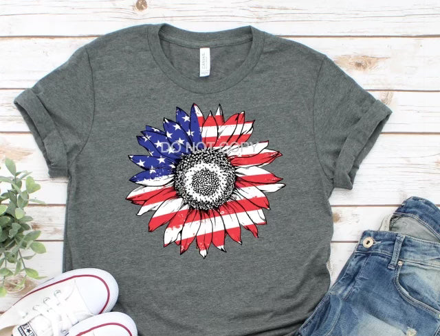 Patriotic Sunflower JUL142