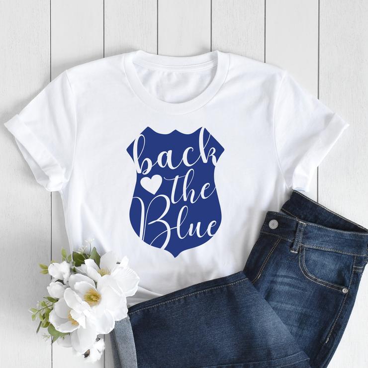 Back the blue B166