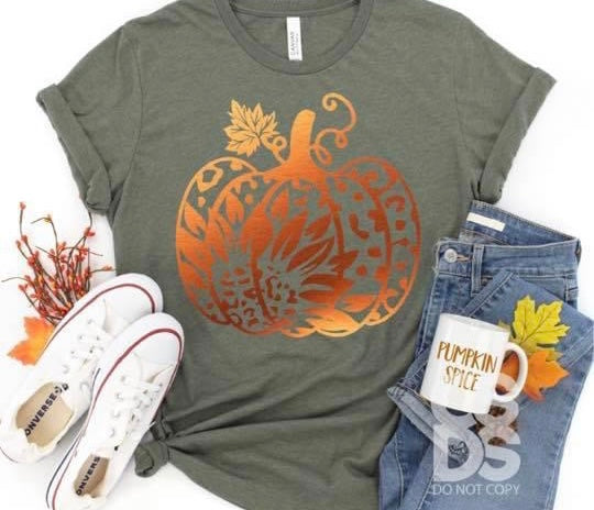 Metallic Orange Pumpkin FALL158