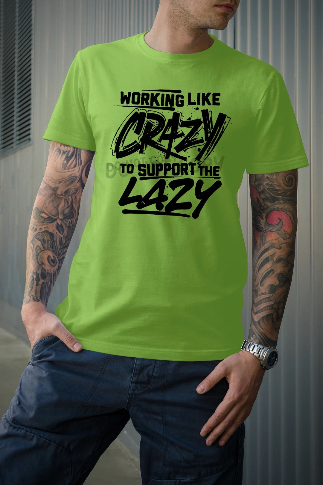 Working like crazy to support the lazy W110