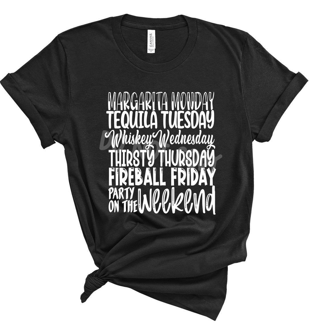 Drinking Days of the week M114