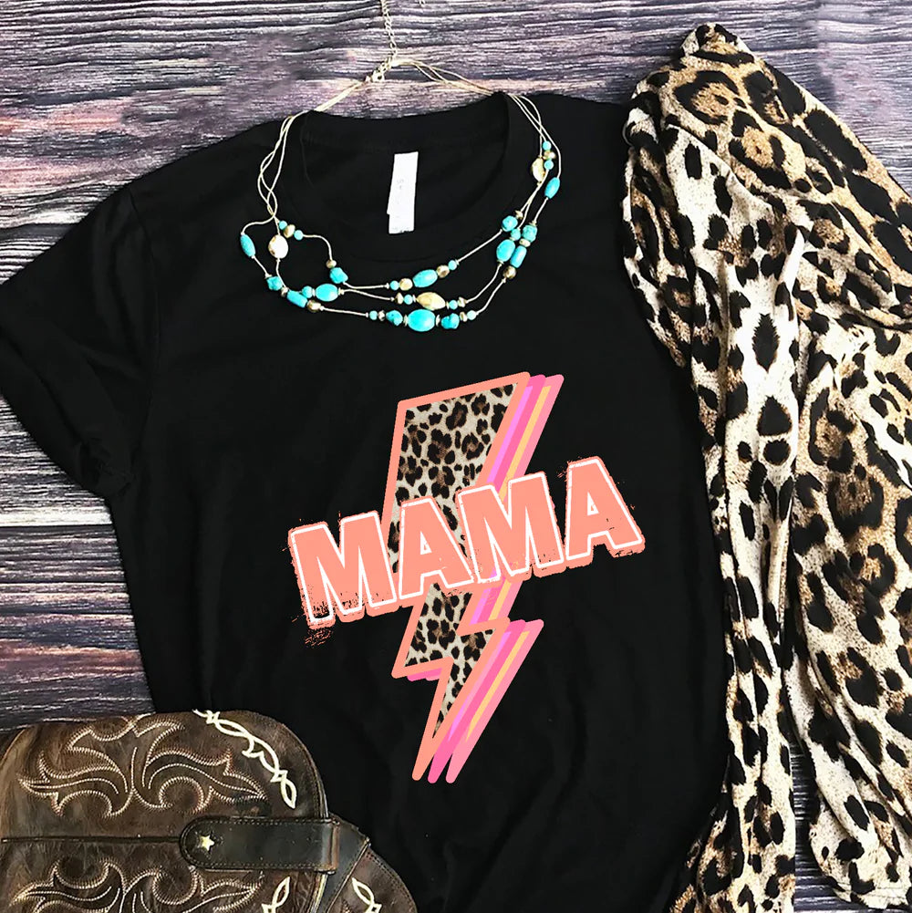 Retro Mama Lighting Bolt MOM200