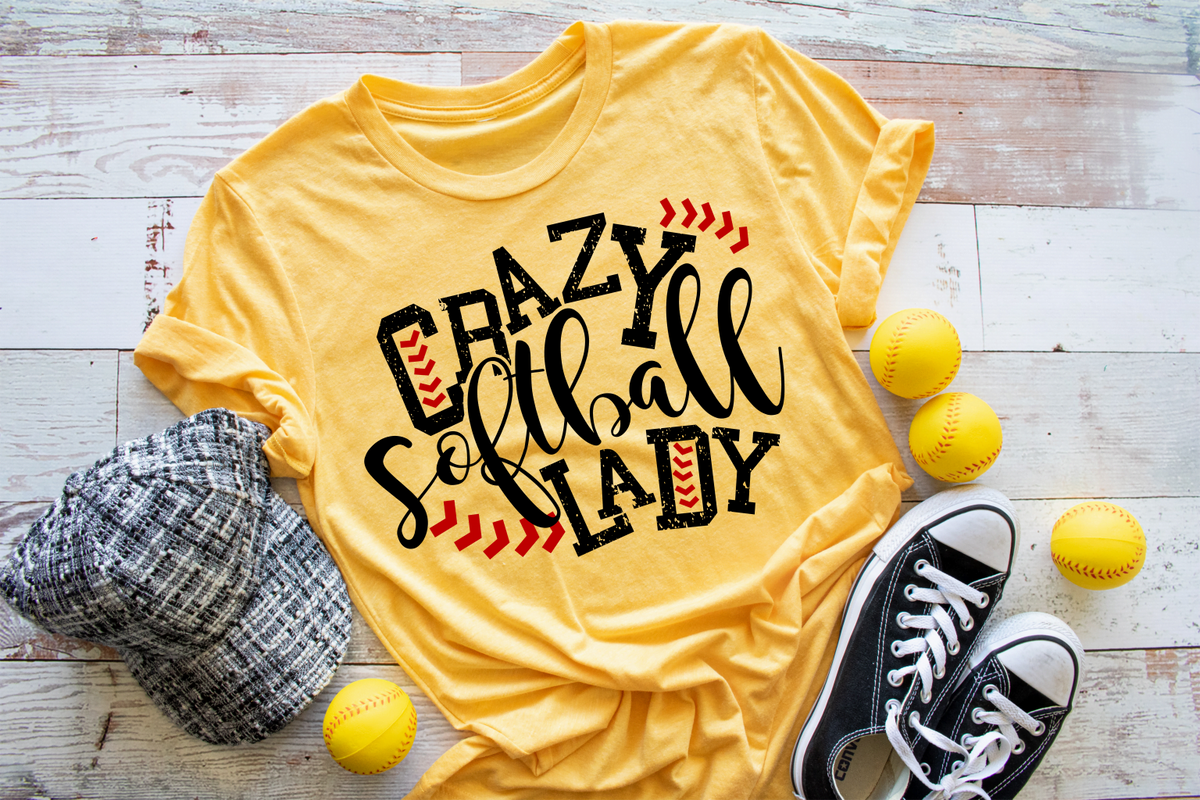 Crazy Softball Lady SPT123