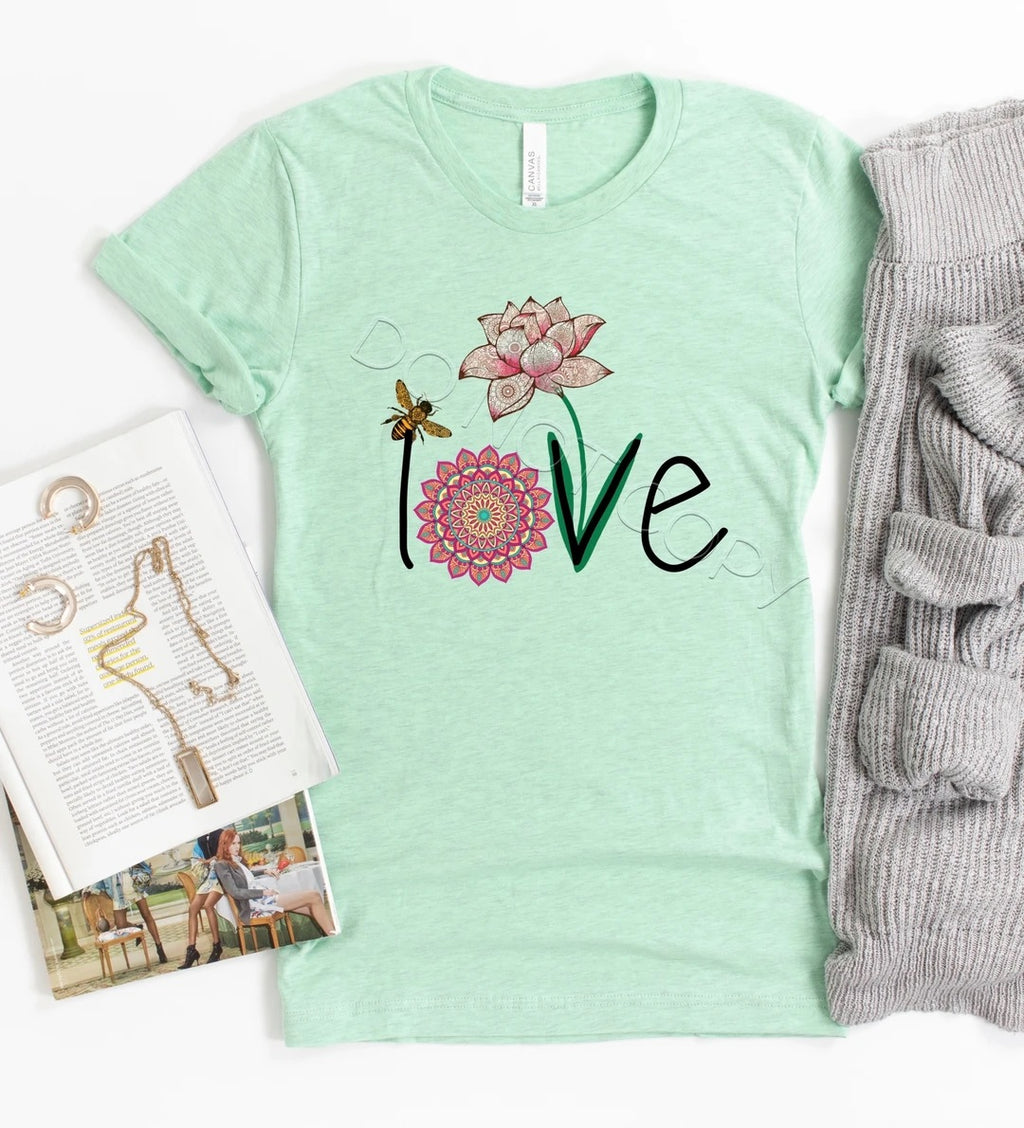 Love with Lotus flower L122