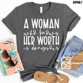 A woman who knows her worth is dangerous A123