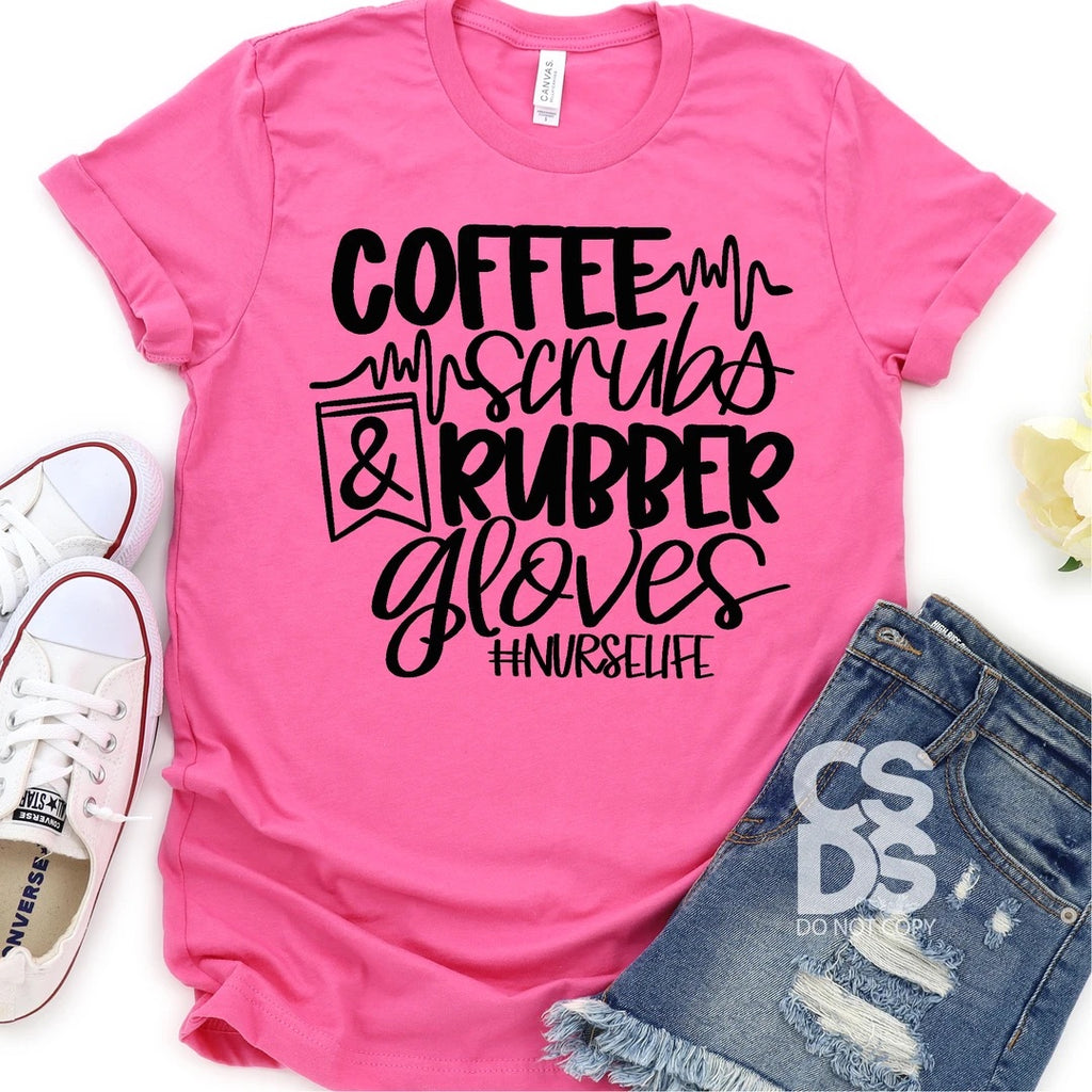 Coffee Scrubs & Rubber Gloves #NurseLife C126