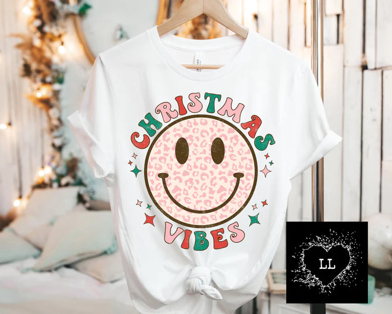 Christmas Vibes Happy Face XMAS143